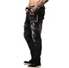 Mens Ripped Biker Jeans