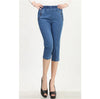 Mother Elderly Blue Color Denim Capris