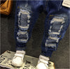 Children Broken Hole Jeans Pants