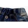 Denim Trousers Kids Dark Blue Designed Pants