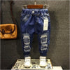 Children Broken Hole Jeans Pants