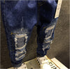 Children Broken Hole Jeans Pants