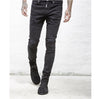 Denim Straight Biker Skinny Jeans Men Ripped Jeans