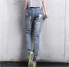 Female Casual Hole Denim Pants