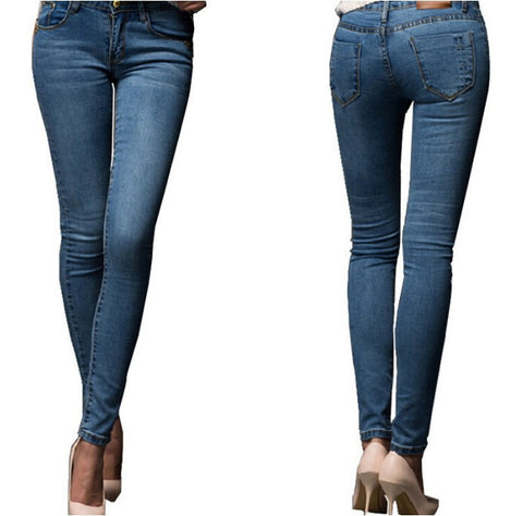 Thin Jeans Stretch Skinny Pencil Pants