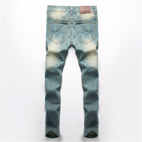 Designer Straight Hip Hop Jeans Men